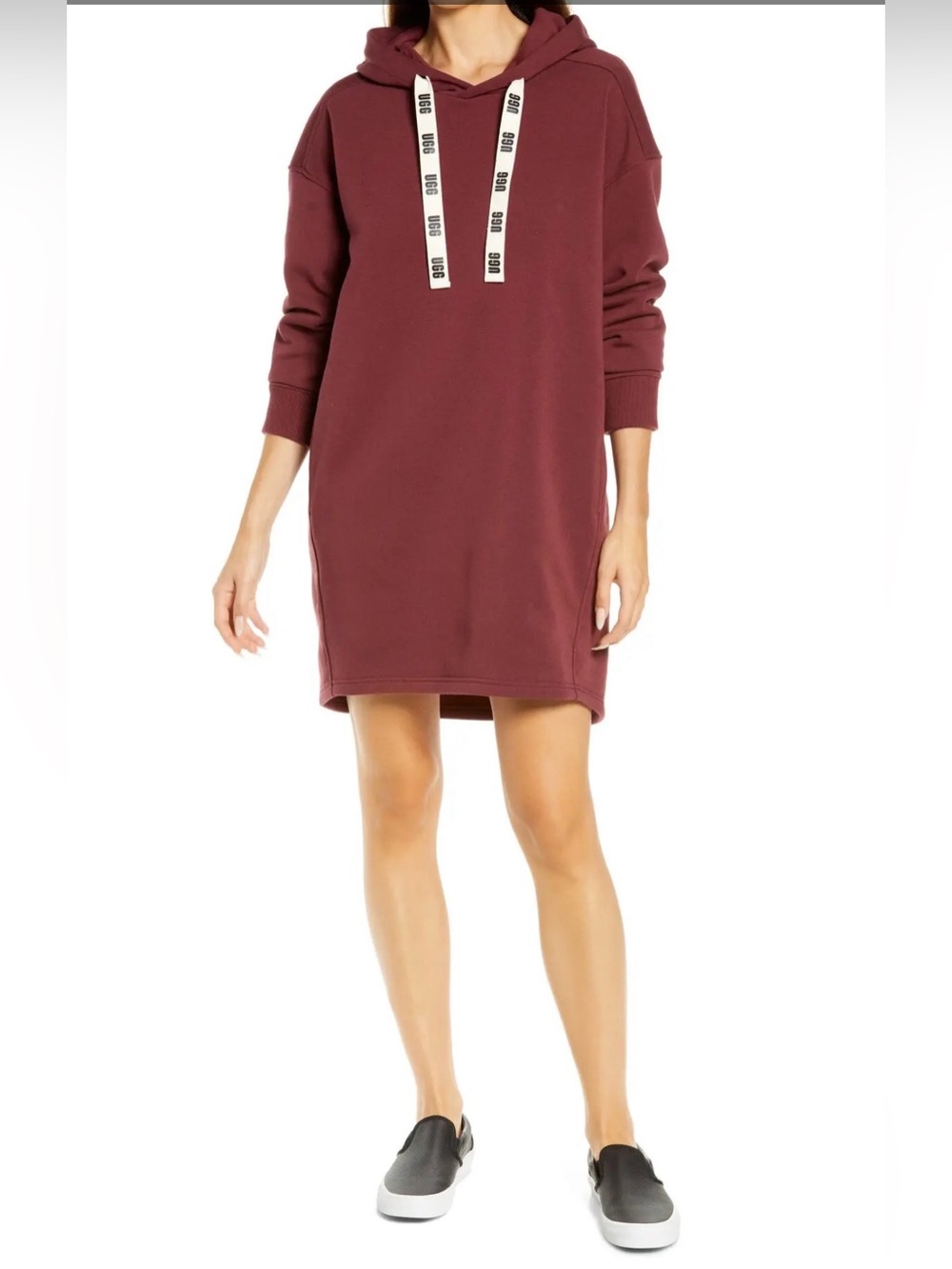 UGG Hoodie Dress Burgundy Red
Size M